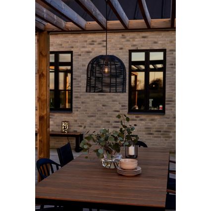 Markslöjd 107990 - LED Εξωτερικό κρεμαστό φωτιστικό GARDEN24 LED/2,86W/24V IP44 ρατάν/μαύρο