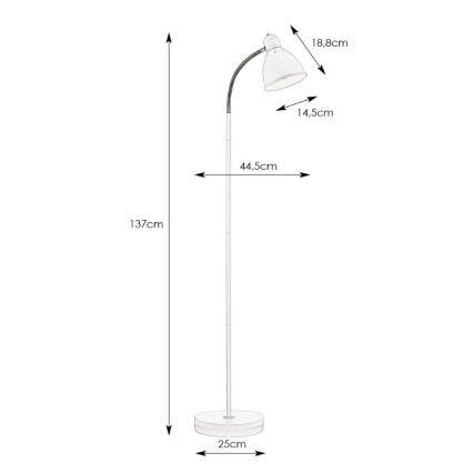 Markslöjd 108016 -Επιδαπέδια λάμπα NITTA 1xE27/60W/230V