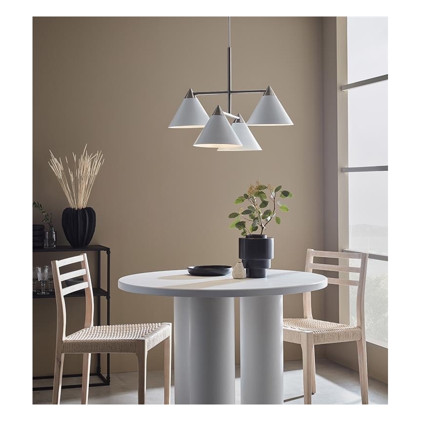 Markslöjd 108077 - Κρεμαστό πολύφωτο KLINT 4xE14/40W/230V λευκό