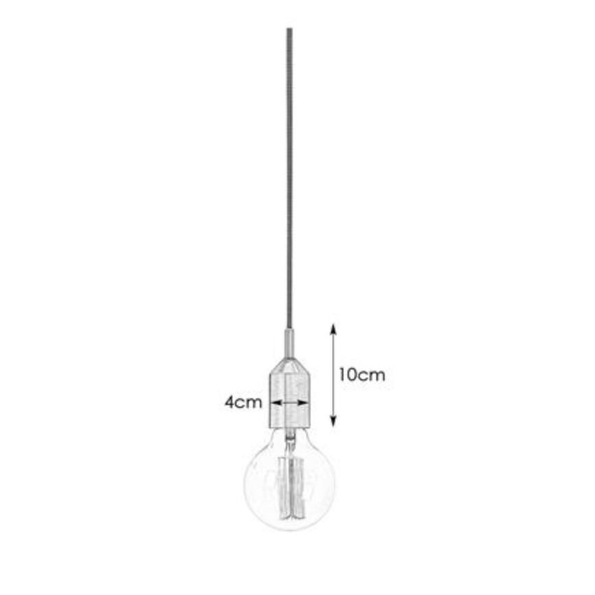 Markslöjd 108098 - Κρεμαστό πολύφωτο BRONX 1xE27/60W/230V μπρούντζο