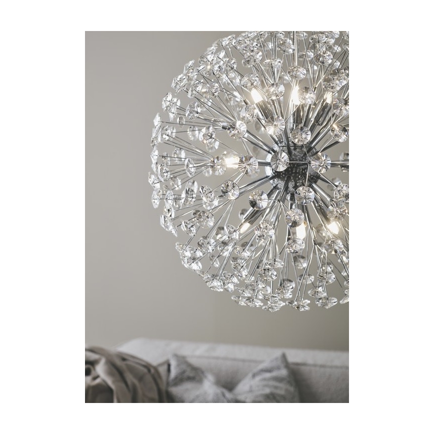 Markslöjd 108101 - Κρυστάλλινο κρεμαστό πολύφωτο BOLID 9xG9/20W/230V