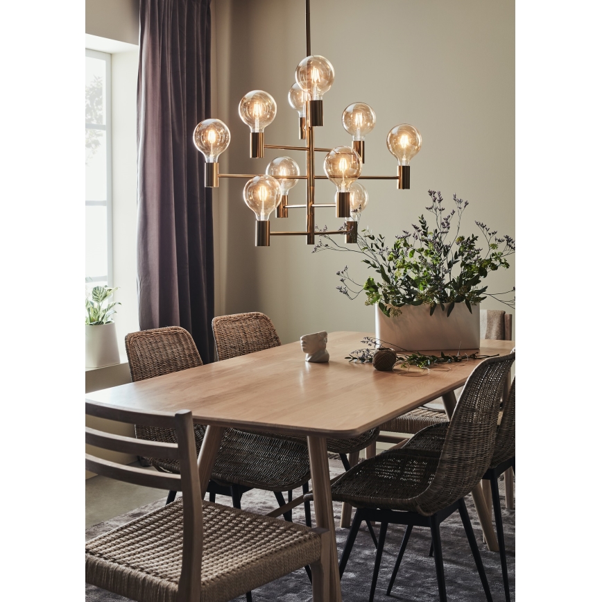 Markslöjd 108117 - Πολύφωτο κρεμαστό PARIS 10xE27/60W/230V χρυσό