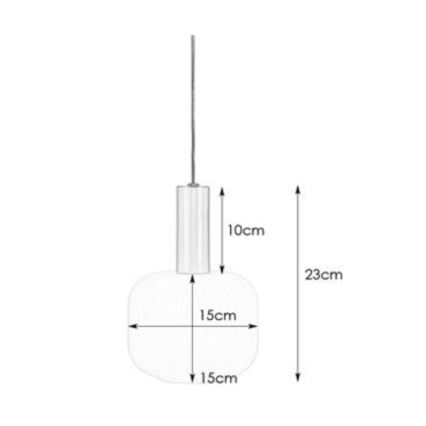 Markslöjd 108122 -Κρεμαστό πολύφωτο SOBER 1xE14/40W/230V ματ χρώμιο