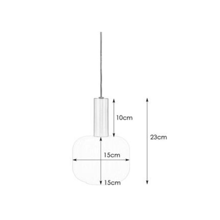 Markslöjd 108122 -Κρεμαστό πολύφωτο SOBER 1xE14/40W/230V ματ χρώμιο