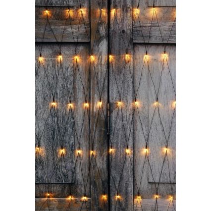 Markslöjd 108178 - LED εξωτερική χριστουγεννιάτικη κουρτίνα GARDEN24 160xLED/24V 2x2m θερμό λευκό