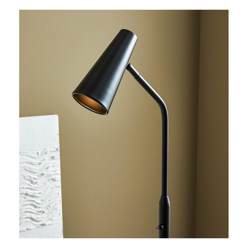 Markslöjd 108206 - Λάμπα δαπέδου CREST 1xGU10/7W/230V μαύρο