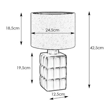 Markslöjd 108248 - Επιτραπέζια λάμπα CUSCINI 1xE14/40W/230V