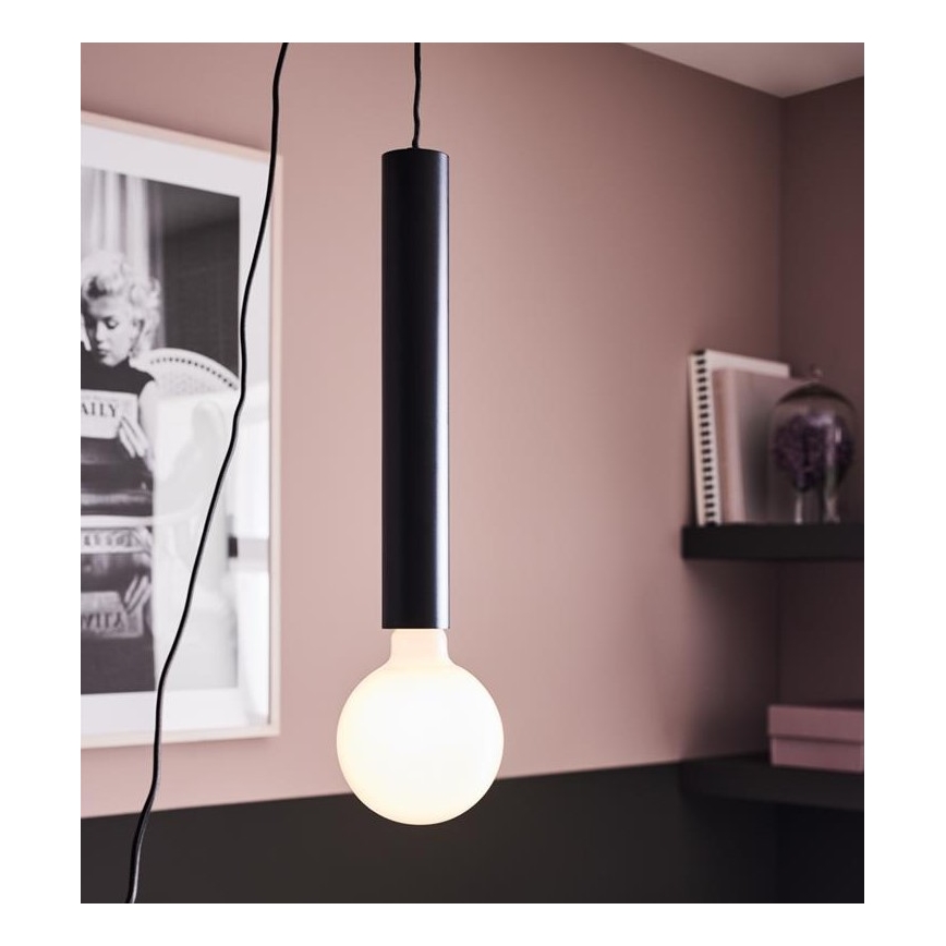 Markslöjd 108260 - Μονόφωτο κρεμαστό φωτιστικό οροφής SENCILLO 1xE27/40W/230V μαύρο