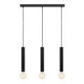 Markslöjd 108262 - Πολύφωτο κρεμαστό ράγα SENCILLO 3xE27/40W/230V μαύρο