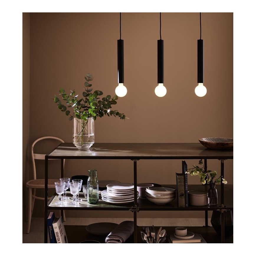 Markslöjd 108262 - Πολύφωτο κρεμαστό ράγα SENCILLO 3xE27/40W/230V μαύρο