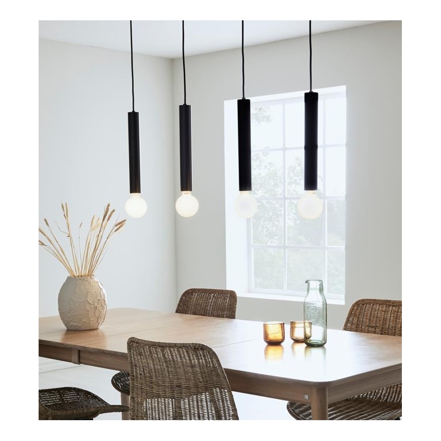 Markslöjd 108264 - Πολύφωτο κρεμαστό ράγα SENCILLO 4xE27/40W/230V μαύρο