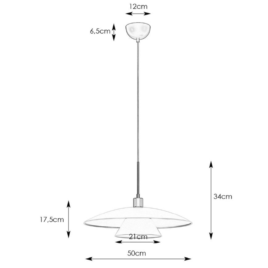 Markslöjd 108430 - Κρεμαστό φωτιστικό οροφής MILLINGE 1xE27/40W/230V λευκό