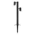 Markslöjd 108486 - LED φωτιστικό εξωτερικού χώρου GARDEN24 2xLED/6W/24V 80 cm IP44 μαύρο