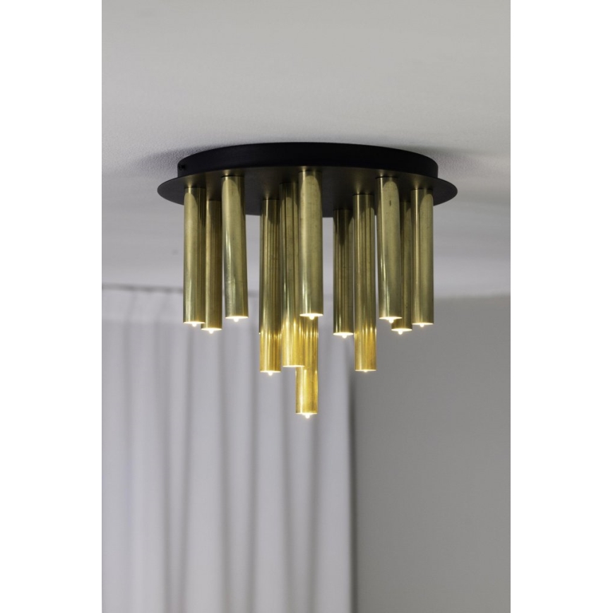 Markslöjd 108504 - Φωτιστικό οροφής GOCCE 13xG9/10W/230V χρυσαφί/μαύρο