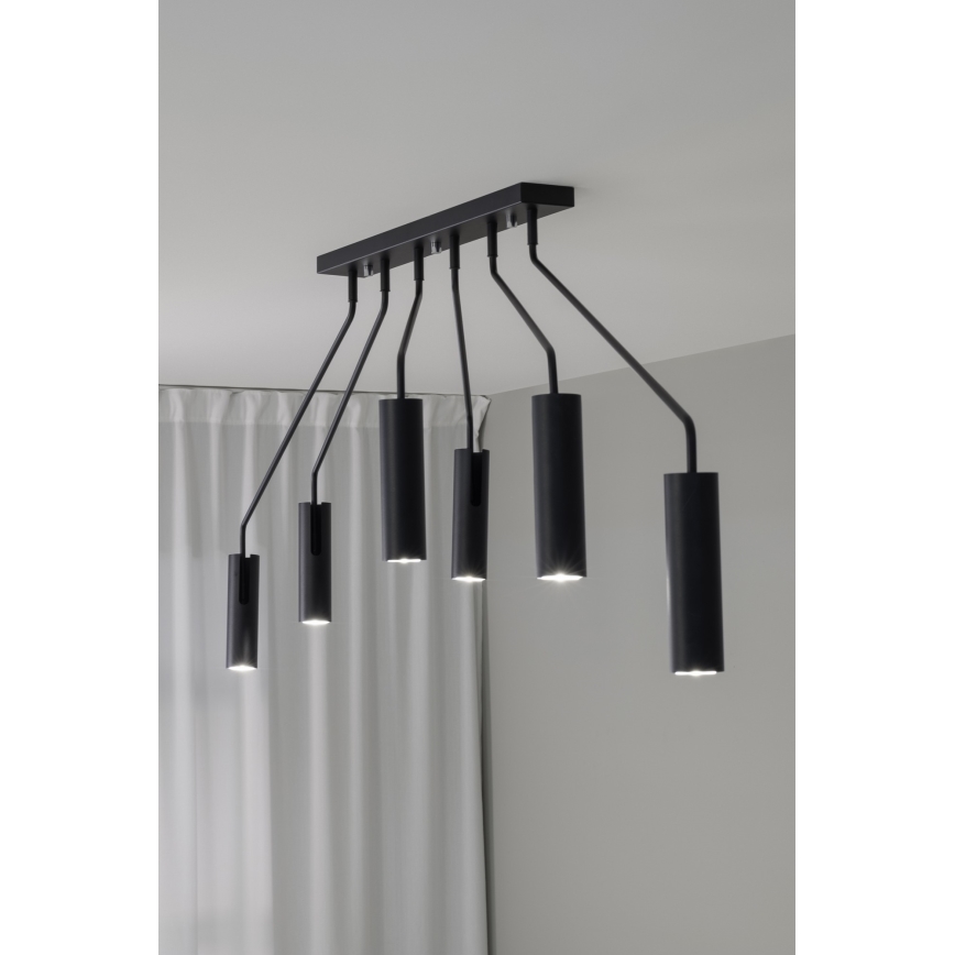 Markslöjd 108508 - Φωτιστικό σποτ RAMUS 6xGU10/25W/230V μαύρο