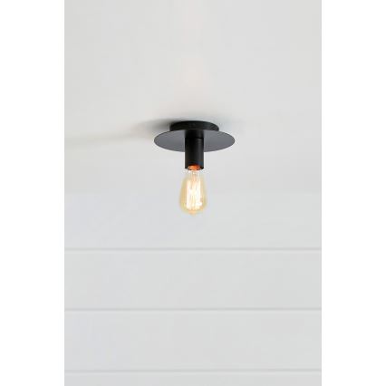 Markslöjd 108540 - Φωτιστικό οροφής PIATTO 1xE27/40W/230V μαύρο