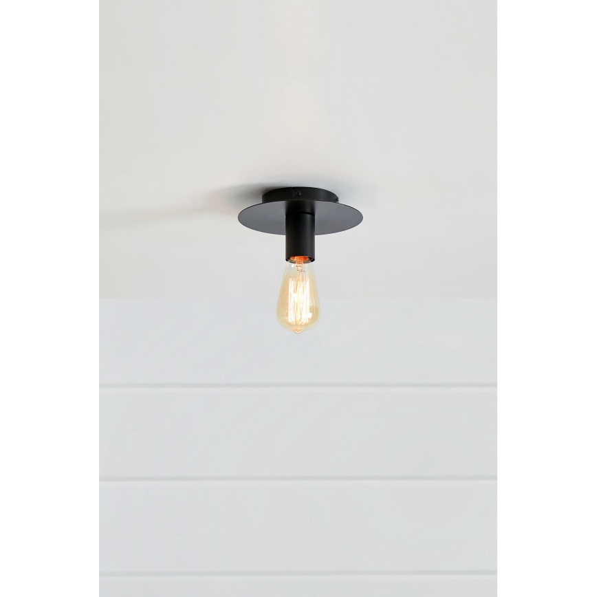 Markslöjd 108540 - Φωτιστικό οροφής PIATTO 1xE27/40W/230V μαύρο