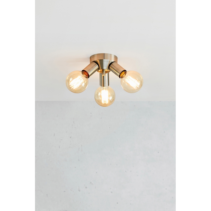 Markslöjd 108551 - Φωτιστικό οροφής MAZZO 3xE27/40W/230V ματ χρώμιο