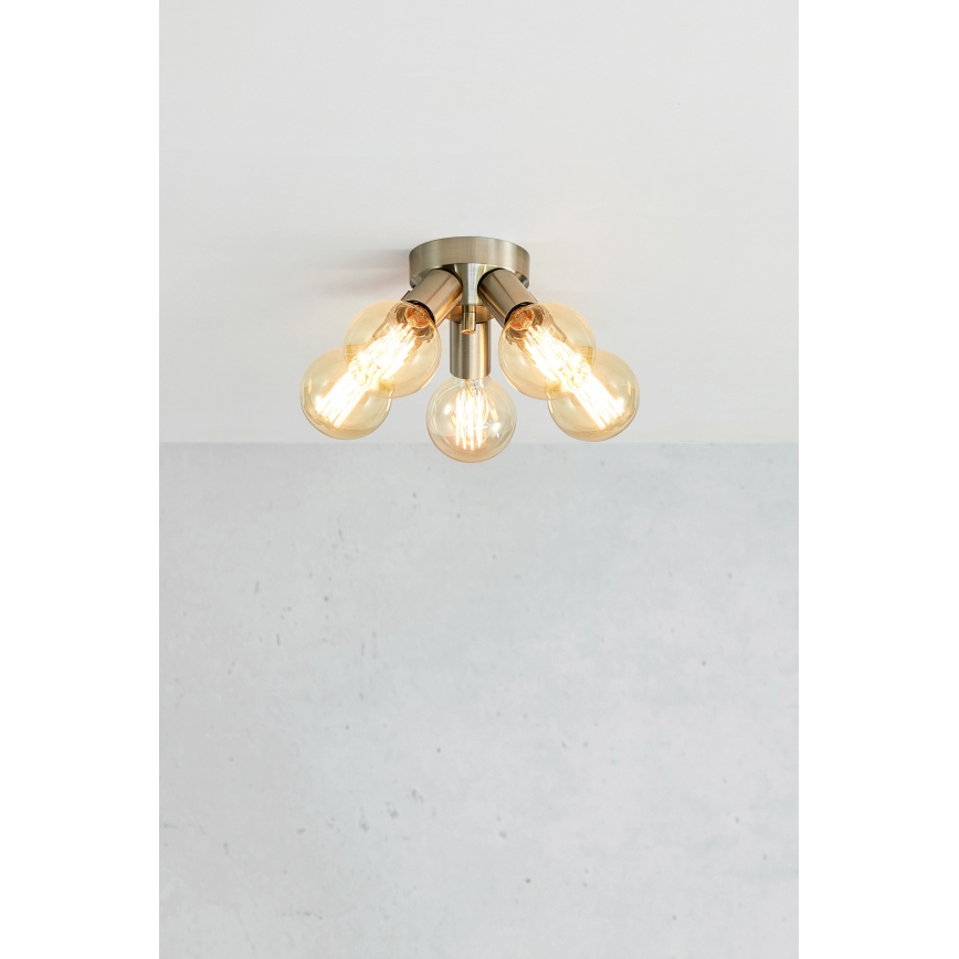 Markslöjd 108554 - Φωτιστικό οροφής MAZZO 5xE27/40W/230V ματ χρώμιο