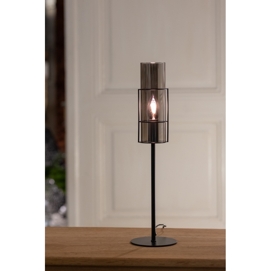 Markslöjd 108559 - Eπιτραπέζια λάμπα TUBO 1xE14/40W/230V 50 cm μαύρο