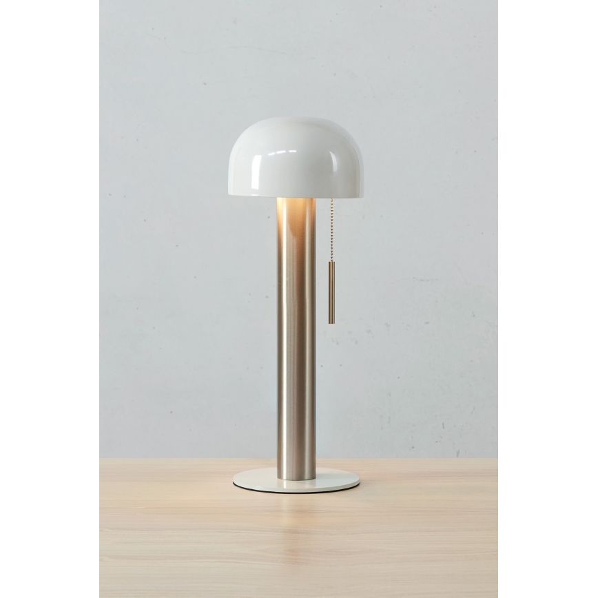 Markslöjd 108577 - Eπιτραπέζια λάμπα COSTA 2xG9/18W/230V λευκό/ματ χρώμιο