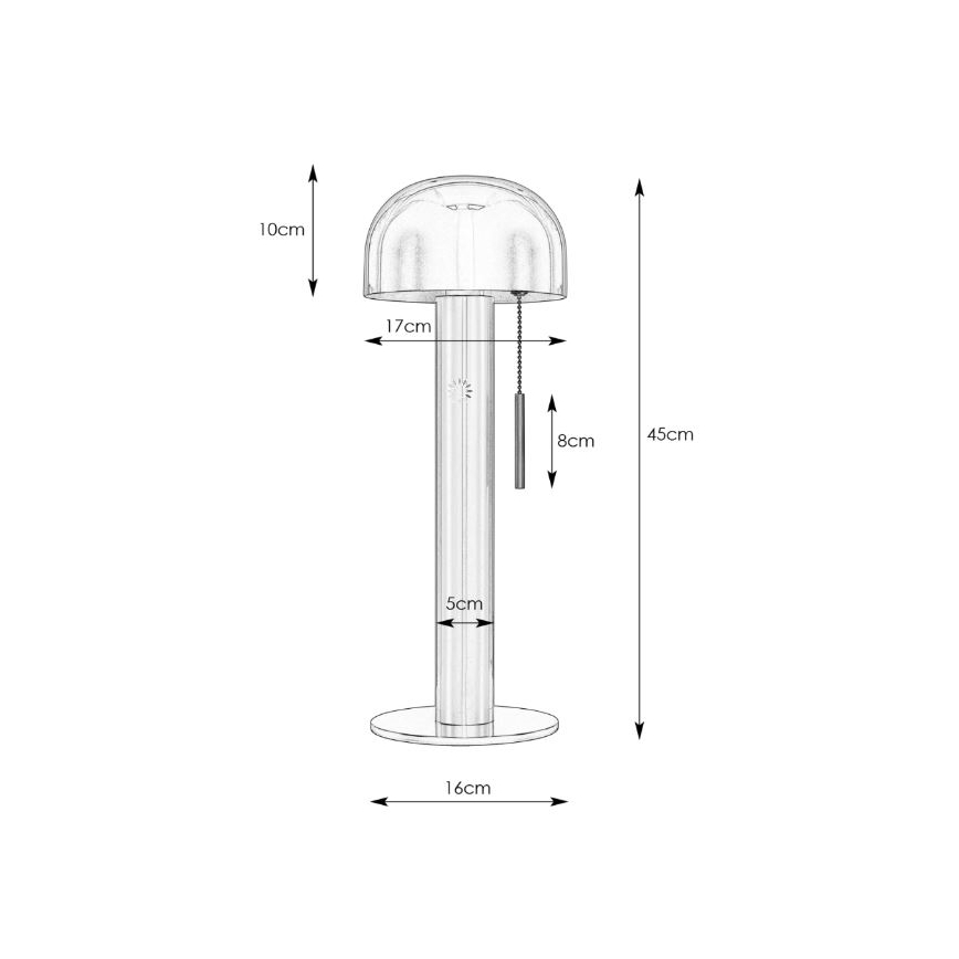 Markslöjd 108577 - Eπιτραπέζια λάμπα COSTA 2xG9/18W/230V λευκό/ματ χρώμιο