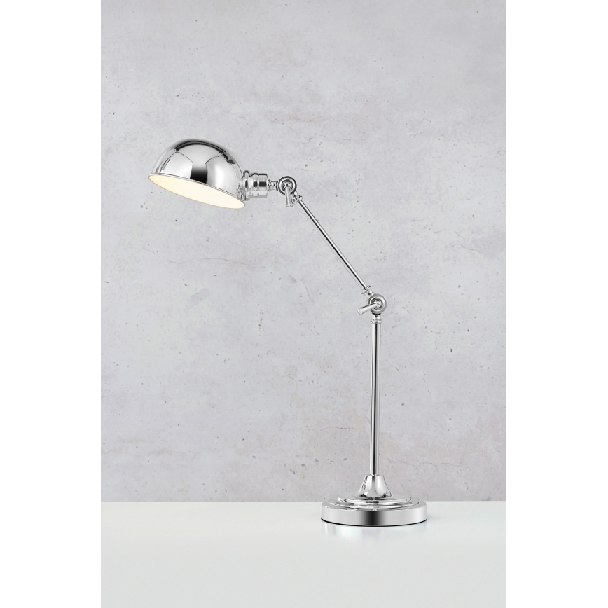 Markslöjd 108583 - Eπιτραπέζια λάμπα PORTLAND 1xE27/40W/230V γυαλιστερό χρώμιο