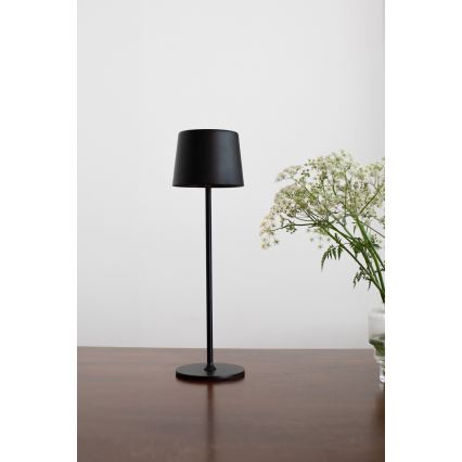 Markslöjd 108653 - LED Dimmable επαναφορτιζόμενο φωτιστικό FIORE LED/2W/5V IP44 38 cm μαύρο