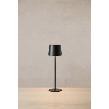 Markslöjd 108653 - LED Dimmable επαναφορτιζόμενο φωτιστικό FIORE LED/2W/5V IP44 38 cm μαύρο