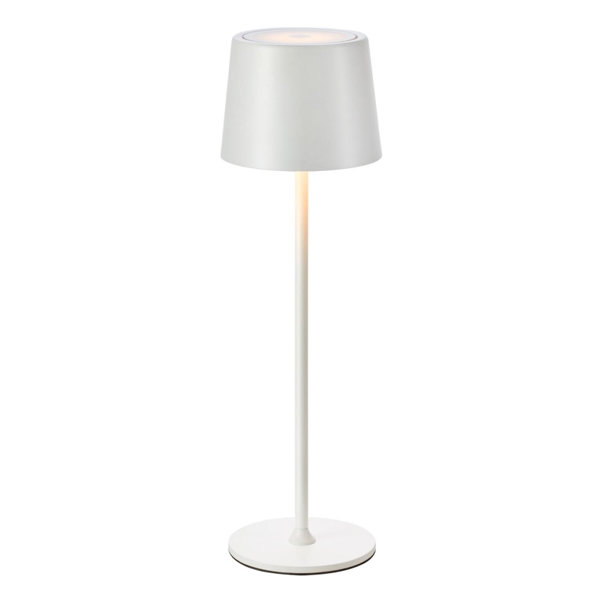 Markslöjd 108654 - LED Dimmable επαναφορτιζόμενο φωτιστικό FIORE LED/2W/5V IP44 38cm λευκό