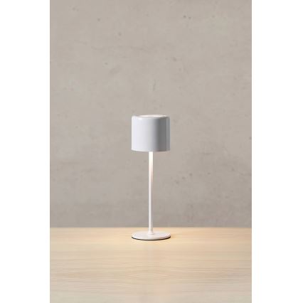 Markslöjd 108658 - LED Dimming rechargeable lamp FILO LED/2W/5V IP44 30 cm λευκό