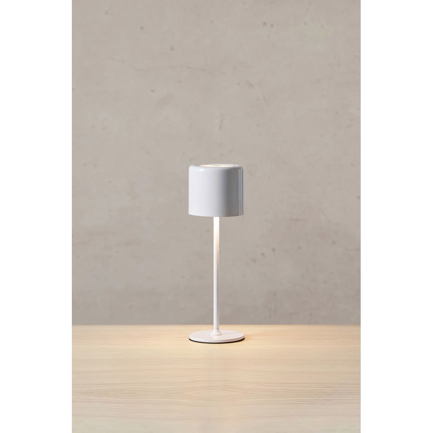 Markslöjd 108658 - LED Dimming rechargeable lamp FILO LED/2W/5V IP44 30 cm λευκό