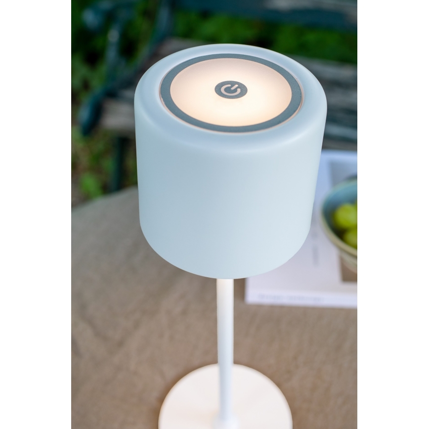 Markslöjd 108658 - LED Dimming rechargeable lamp FILO LED/2W/5V IP44 30 cm λευκό