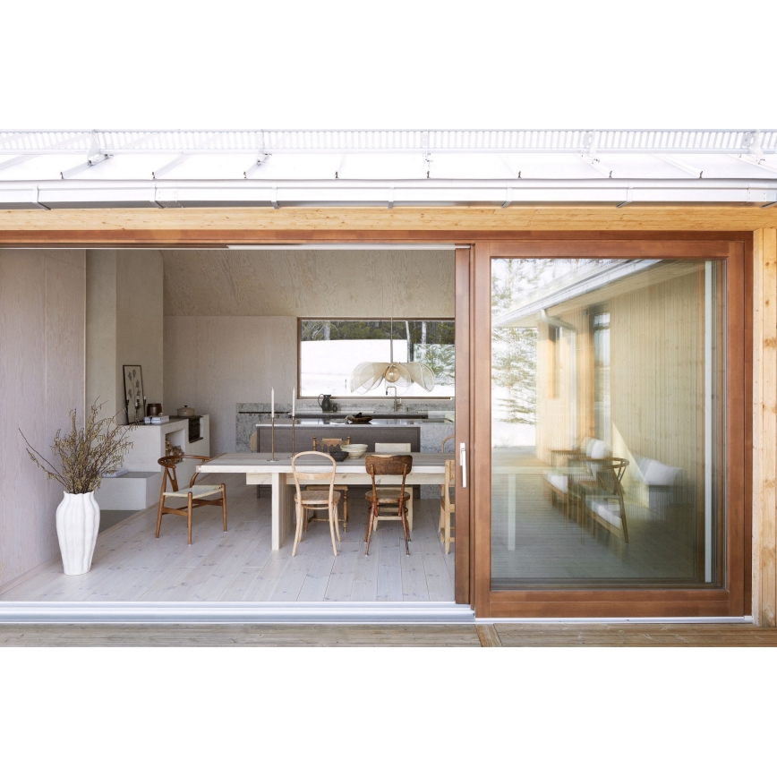 Markslöjd 108661 - Κρεμαστό φωτιστικό οροφής STYRKA 1xE27/40W/230V διάμετρος 75 cm μπεζ