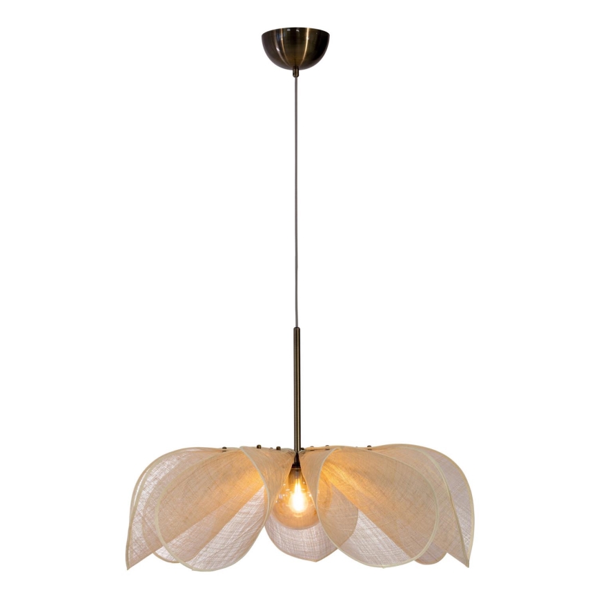 Markslöjd 108661 - Κρεμαστό φωτιστικό οροφής STYRKA 1xE27/40W/230V διάμετρος 75 cm μπεζ