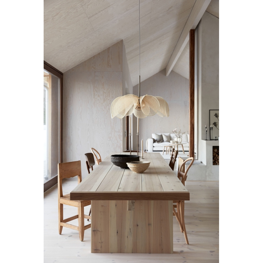 Markslöjd 108661 - Κρεμαστό φωτιστικό οροφής STYRKA 1xE27/40W/230V διάμετρος 75 cm μπεζ