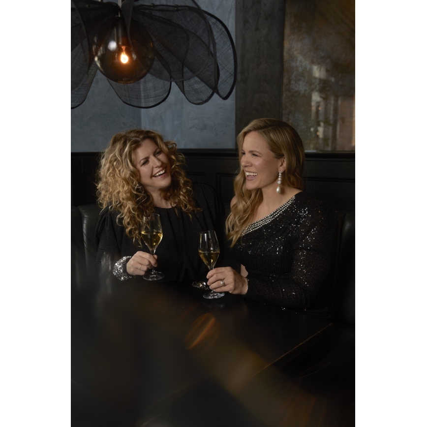 Markslöjd 108662 - Κρεμαστό φωτιστικό οροφής STYRKA 1xE27/40W/230V διάμετρος 75 cm μαύρο