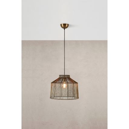 Markslöjd 108667 - Κρεμαστό φωτιστικό οροφής CAPANNA 1xE27/40W/230V ορείχαλκος