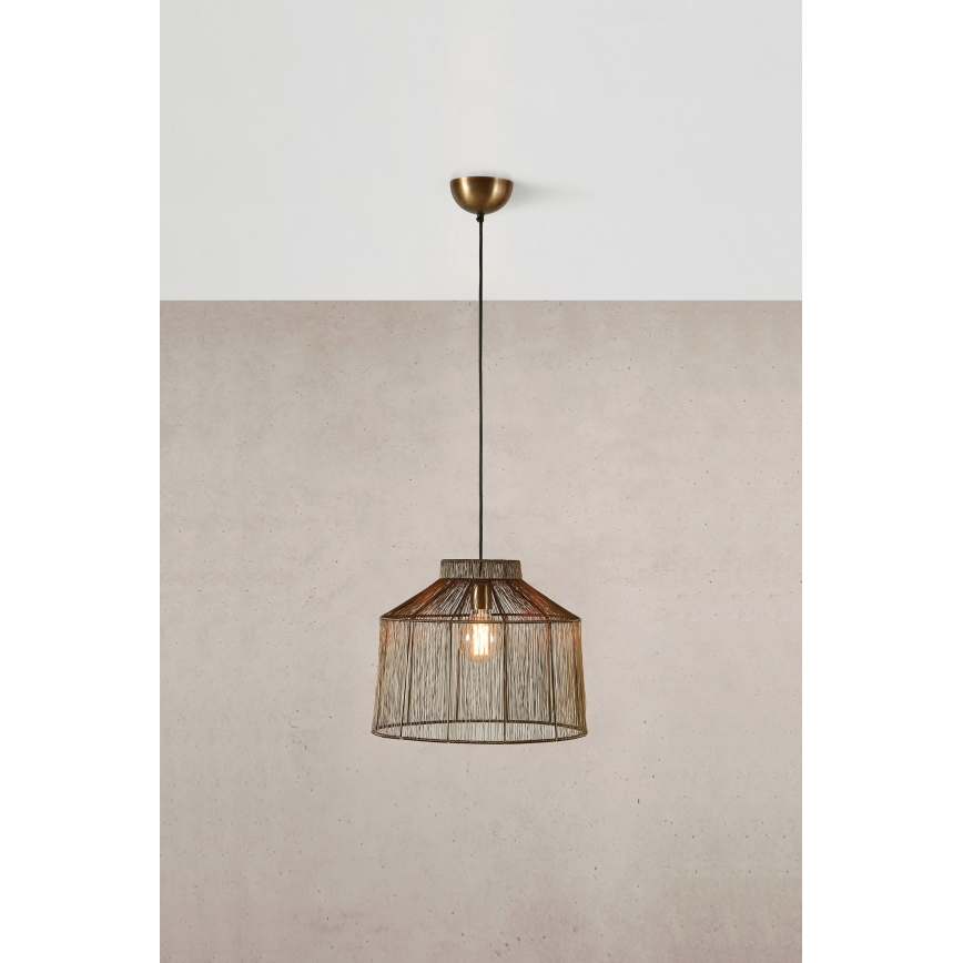 Markslöjd 108667 - Κρεμαστό φωτιστικό οροφής CAPANNA 1xE27/40W/230V ορείχαλκος