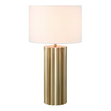 Markslöjd 108669 - Eπιτραπέζια λάμπα HASHIRA 1xE27/40W/230V λευκό/ορείχαλκος