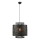 Markslöjd 108676 - Κρεμαστό φωτιστικό οροφής STRATI 1xE27/40W/230V μαύρο/μπαμπού