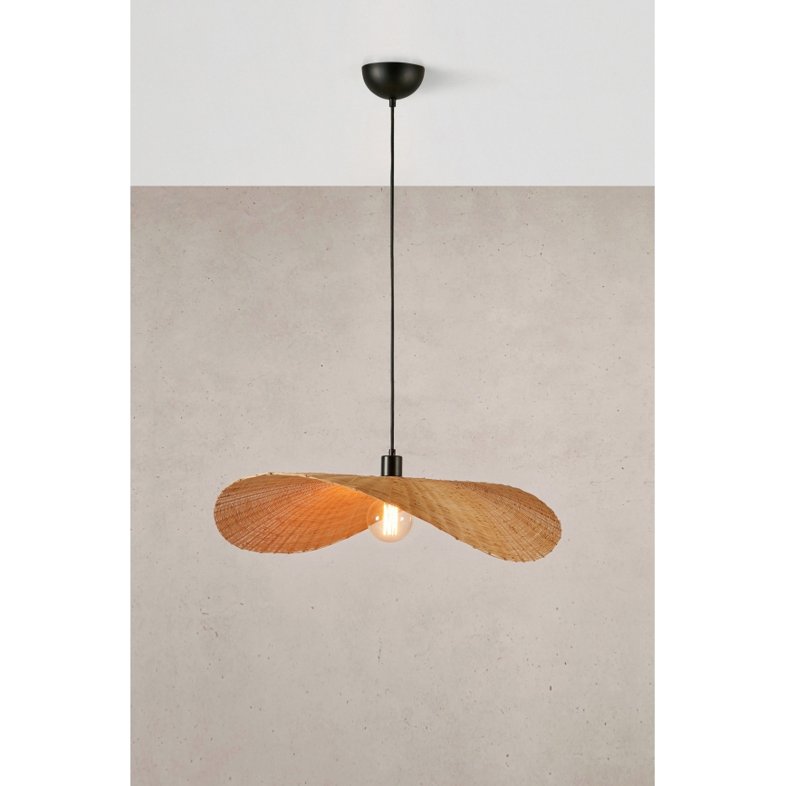 Markslöjd 108677 - Κρεμαστό φωτιστικό οροφής RAYO 1xE27/40W/230V μπεζ/μπαμπού
