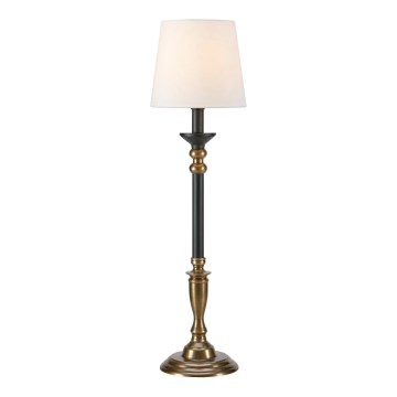 Markslöjd 108679 - Eπιτραπέζια λάμπα GENT 1xE27/40W/230V ορείχαλκος/μαύρο/λευκό