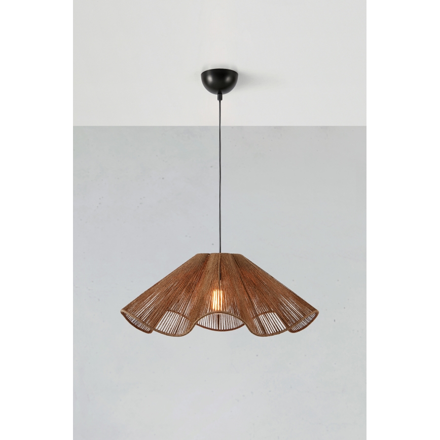 Markslöjd 108681 - Κρεμαστό φωτιστικό οροφής NAMI 1xE27/40W/230V καφέ