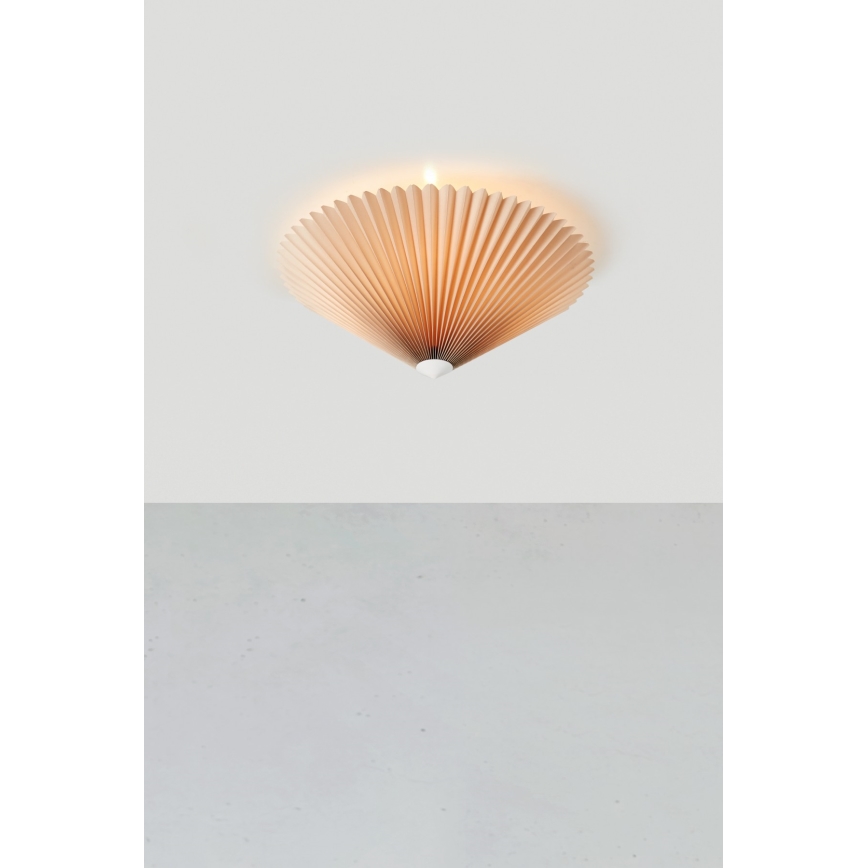 Markslöjd 108705 - Φωτιστικό οροφής PLISADO 3xE14/40W/230V διάμετρος 50 cm μπεζ