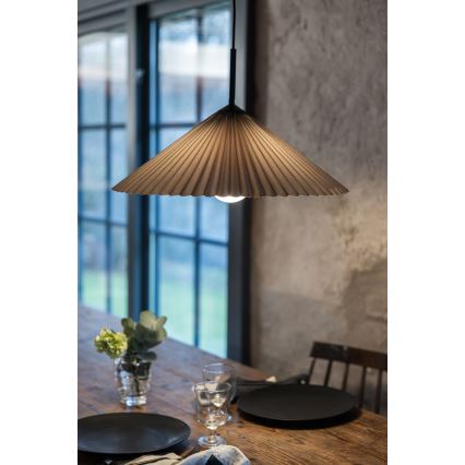 Markslöjd 108709 - Κρεμαστό φωτιστικό οροφής PLISADO 1xE27/40W/230V διάμετρος 50 cm γκρι