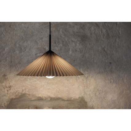 Markslöjd 108709 - Κρεμαστό φωτιστικό οροφής PLISADO 1xE27/40W/230V διάμετρος 50 cm γκρι