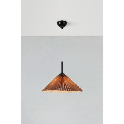 Markslöjd 108709 - Κρεμαστό φωτιστικό οροφής PLISADO 1xE27/40W/230V διάμετρος 50 cm γκρι