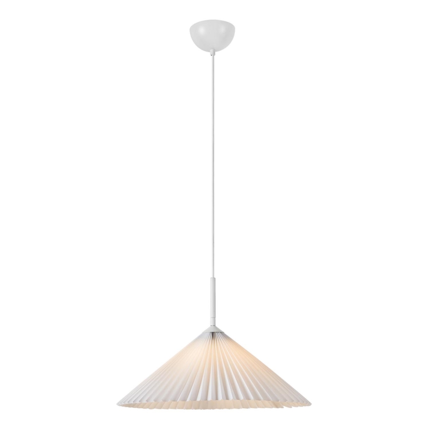 Markslöjd 108711 - Κρεμαστό φωτιστικό οροφής PLISADO 1xE27/40W/230V διάμετρος 50 cm λευκό