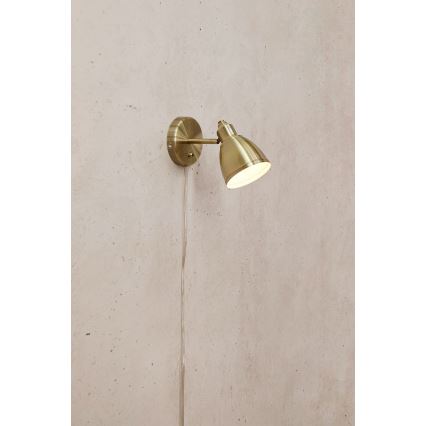 Markslöjd 108714 - Λάμπα τοίχου STORY 1xE14/40W/230V ορείχαλκος